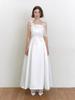 Ganiesong Bridal Knotted Dress_White