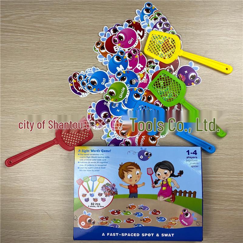 

Kids English Word Recognition Fly Swatter Game: Educational Parent-Child Interaction Toy