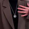 RUI RUI YU New Fashion Crystal Snowflakes Necklaces for Women Simple Stylish Girls Accessories Daily Wear Party Statement Jewelry Gifts