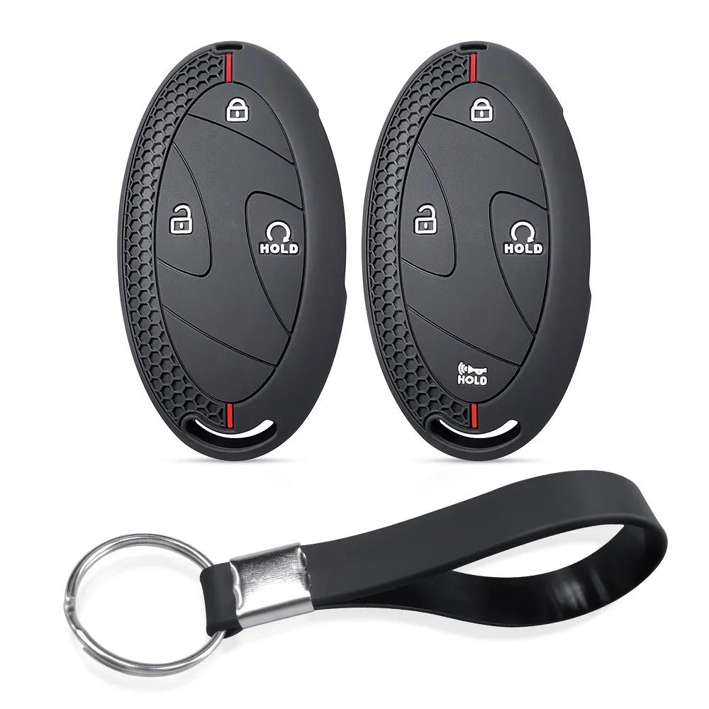 Silicone Car Remote Key Fob Case Cover Holder for Hyundai Santa Fe MX5 Tucson 2025 Ioniq 2025 Kona 2025 Durable Protective Shell