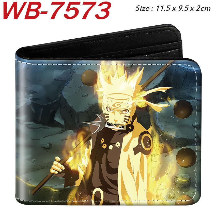 Naruto Anime Foldable Leather Wallet Short Purse