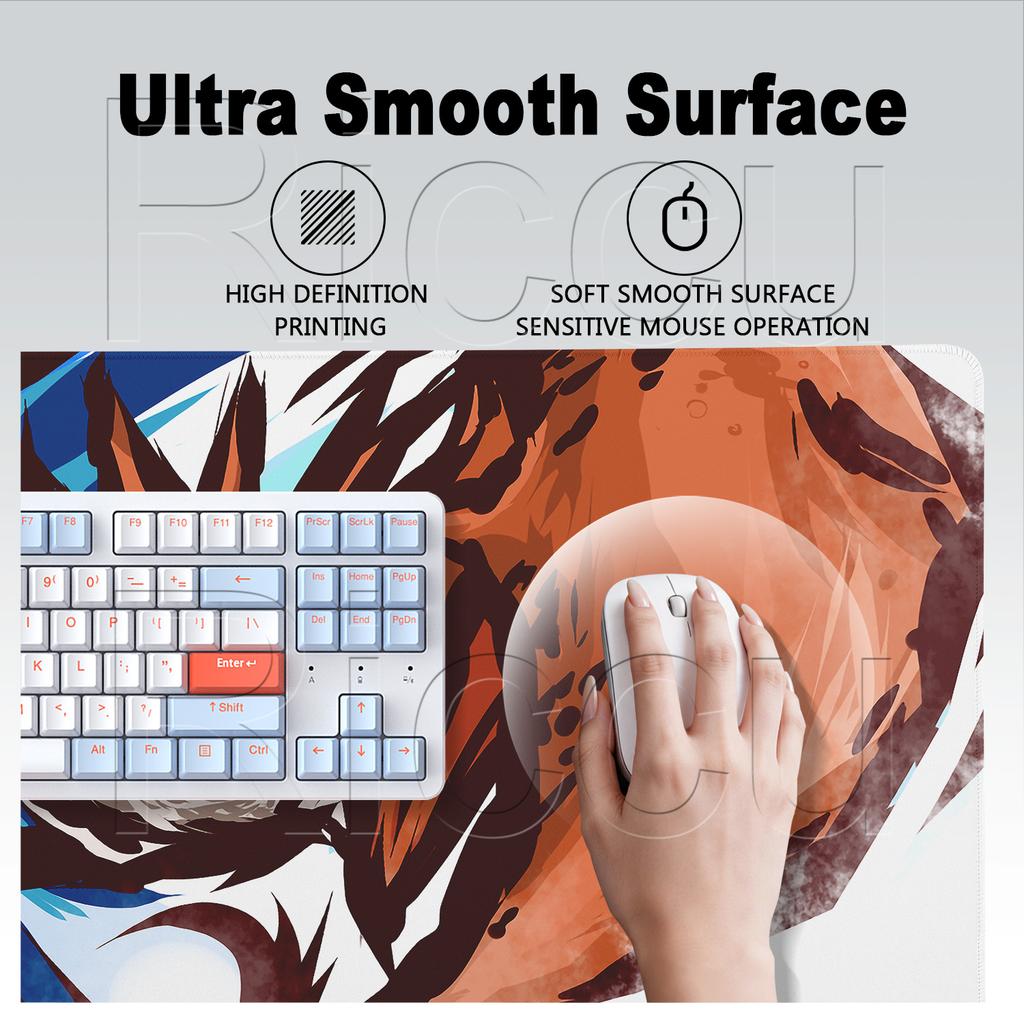 Computer Carpet Accessories Office Mouse Pad Large Washable Non-slip Pokemon Kingler 900x400mm Game Laptop Desk Mat Keyboard Rug