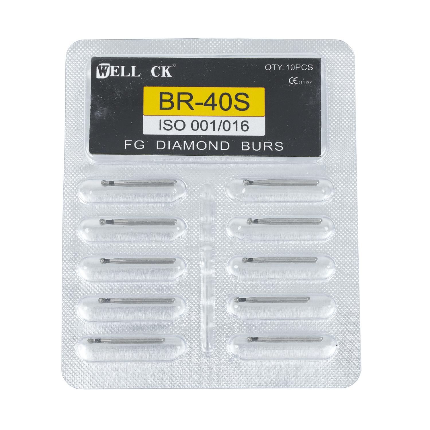 

10Pcs/Pack Well Ck Dental Diamond Burs 1.6Mm For High Speed Handpiece Super Coarse Diamond Burs Dentist Grinding Tool Grinder