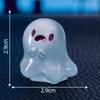10pcs Ghost Doll Toy Mini Luminous Ornament DIY Halloween Ornament  Lawn Yard Garden