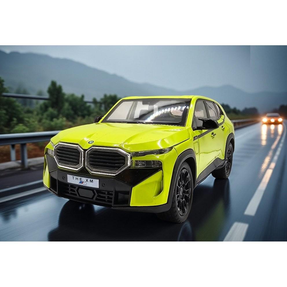 BMW XM SUV 1:24 Diecast Model Car - Neon Green