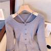 Spring 2026 Women's Halter Neck Long Sleeve Stylish Top