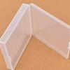 Mini Plastic Box Square Transparent Packing Box Dustproof Durable Id Card Parts Storage Box