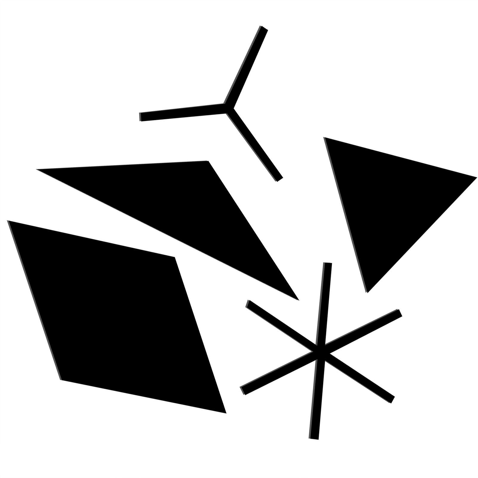 

Mirror Wall Stickers Waterproof DIY Acrylic Wall Decals for Living Room Bathroom Office StoreBlack L