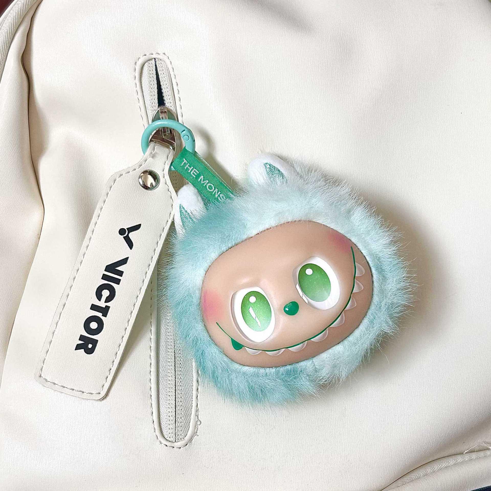 

Трендовий плюшевий брелок Labubu: Настроювана Барвиста Гола Вінілова Лялька-Іграшка