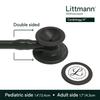 Littmann Stethoscope Finish 6163 [High-Sensitivity Two-in-One Tube] Black/Black