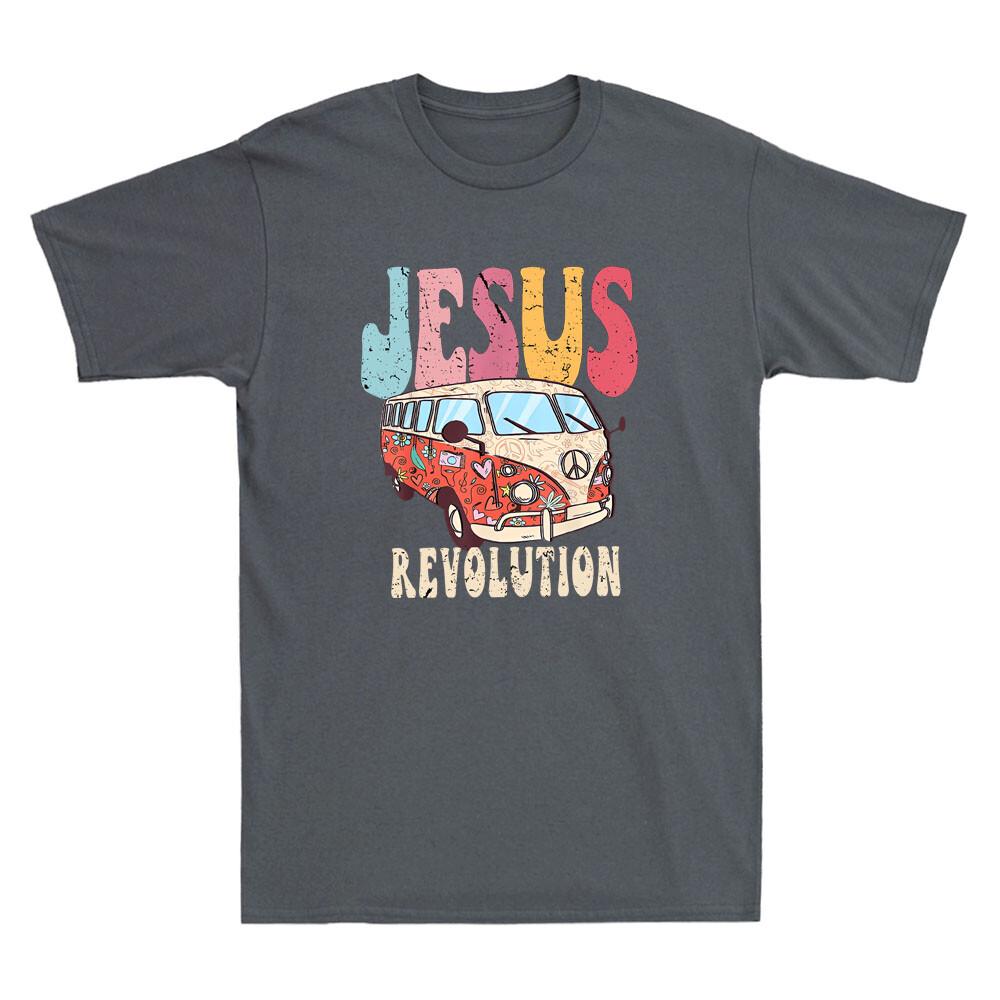 Boho Jesus-Revolution Christian Faith Based Jesus Costume Vintage Men s T-Shirt S
