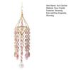 Faux Crystal Suncatcher Wind Chimes for Outside, Prisms Window Hanging Rainbow Maker for Garden Home Indoor Outdoor Decor