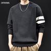 2025 Retro-Pullover mit Farbblock und Rundhalsausschnitt für Herren - Hochwertige Strickware für Herbst/Winter