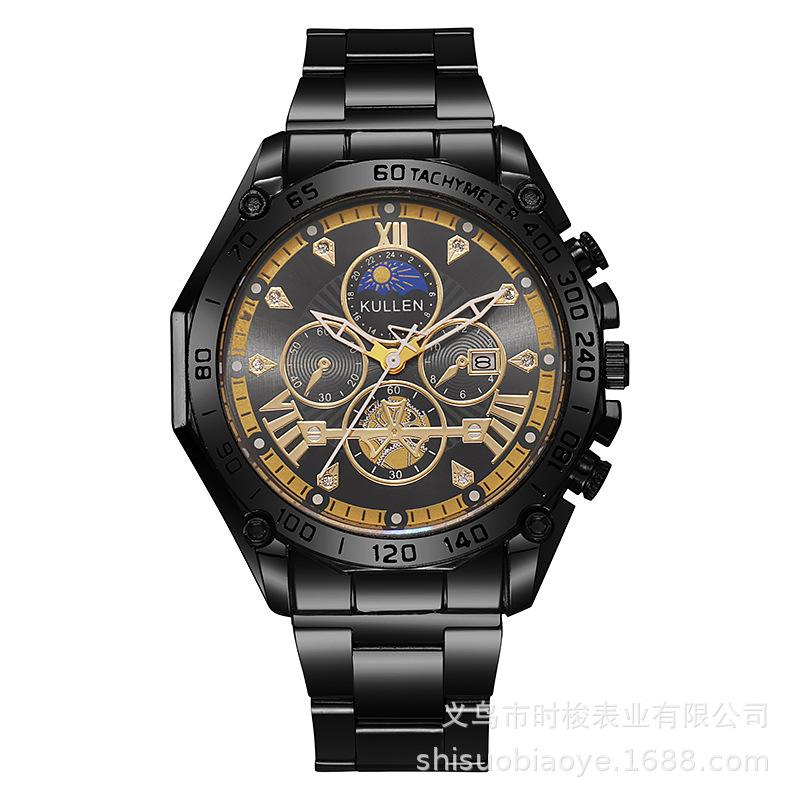 Luxury Men Quartz Watches Fashion Concept Decorative Dial Casual Military Sports Wristwatch Waterproof Men's Clock