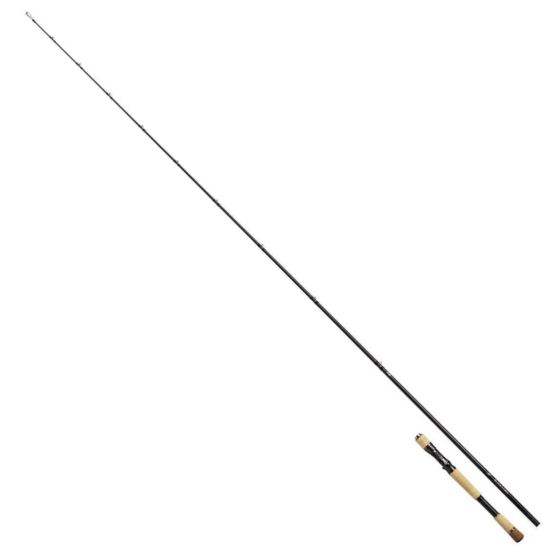 

DAIWA Bass Rod Black Label SG Fishing Rod 721H+FB чёрный