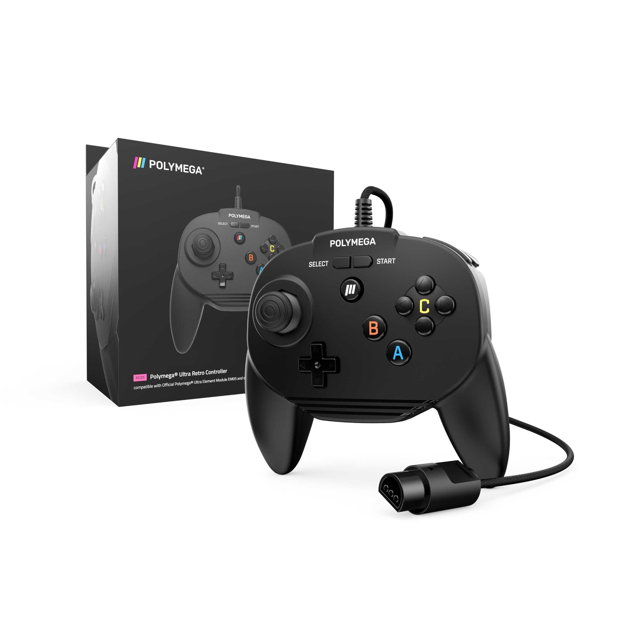 

Ultra Retro Controller Дротове з’єднання для контролера Polymega® у стилі N64 (RC05) – порт.