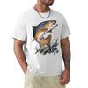 Brown Trout Fishing T-Shirt Cool Casual Pride T Shirt Men Unisex New Fashion Tshirt Men 3D Tees Streetwear