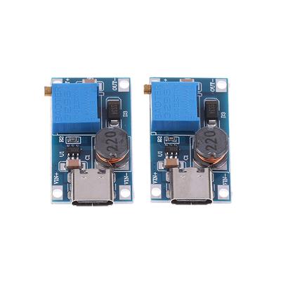 5Pcs Boost Module Mt3608 Type C Step Up Converter Dc-Dc 2A Boost Regulator Voltage Converter Board Type C Power Supply Module