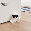 Cute Desktop Ornament Villain Doorstop with Cool And V-sign Gesture, 3D Printed Funny Doorstop, Door Wedge Decorative Stopper for Bedroom Office
