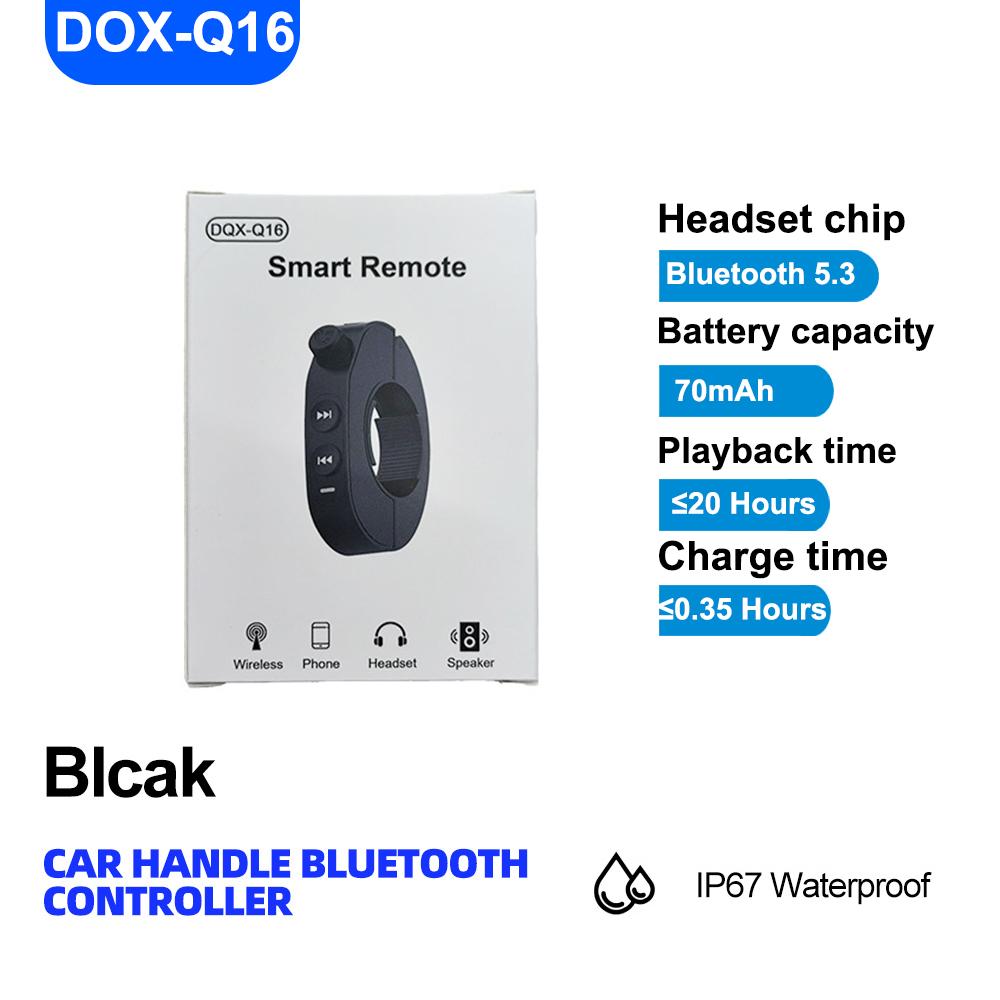 Drahtlose Bluetooth 5.3 Fernbedienungstaste Helmkopfhörer Motorrad-/Fahrradlenker-Mediencontroller Lenkradfernbedienung