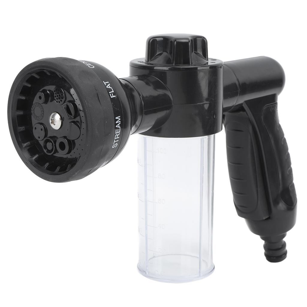 Dog Wash Hose Attachment Ergonomic Pet Wash Hose Spray Nozzle with Thicken Soap Dispenser Bottle