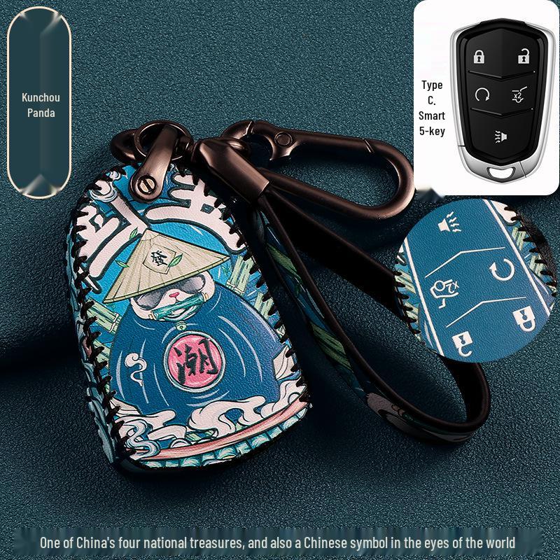 Cadillac Key Case for CT6, XT4, XT5, XT6, XTS, CT4, CT5, ATS-L - Snap-On Shell