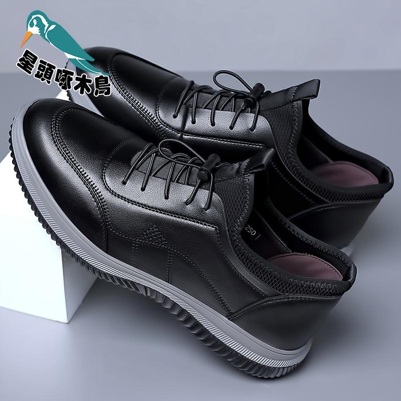 

2025 leather casual sports shoes men s shoes work shoes men s shoes running shoes 44