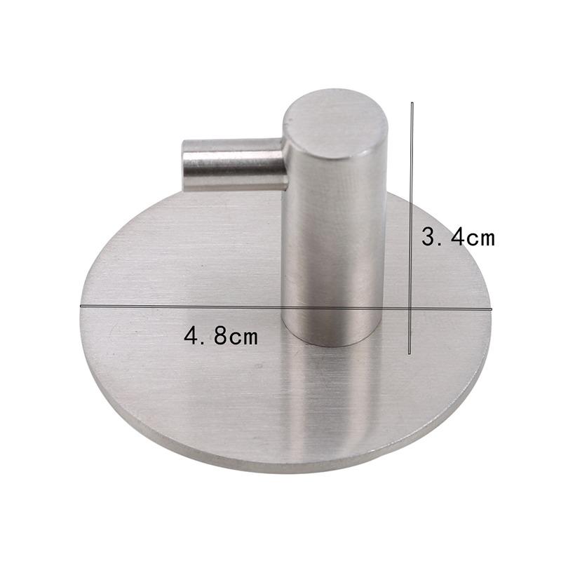 Stainless Steel Silver Bathroom Hardware Set Towel Rack Toilet Paper Holder Towel Bar Hook Multifunctional Bathroom Accessories