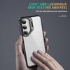 For Samsung Galaxy S25+ Case Lens Frame Kickstand TPU+Acrylic Protective Phone Cover