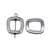 Openwork Beads Mini Hole Geometric Frames For Minimalist Jewelry Components