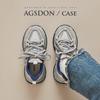 Platform Dad Shoes New Winter Velvet Casual Shoes Couple Gray Sports Running Shoes