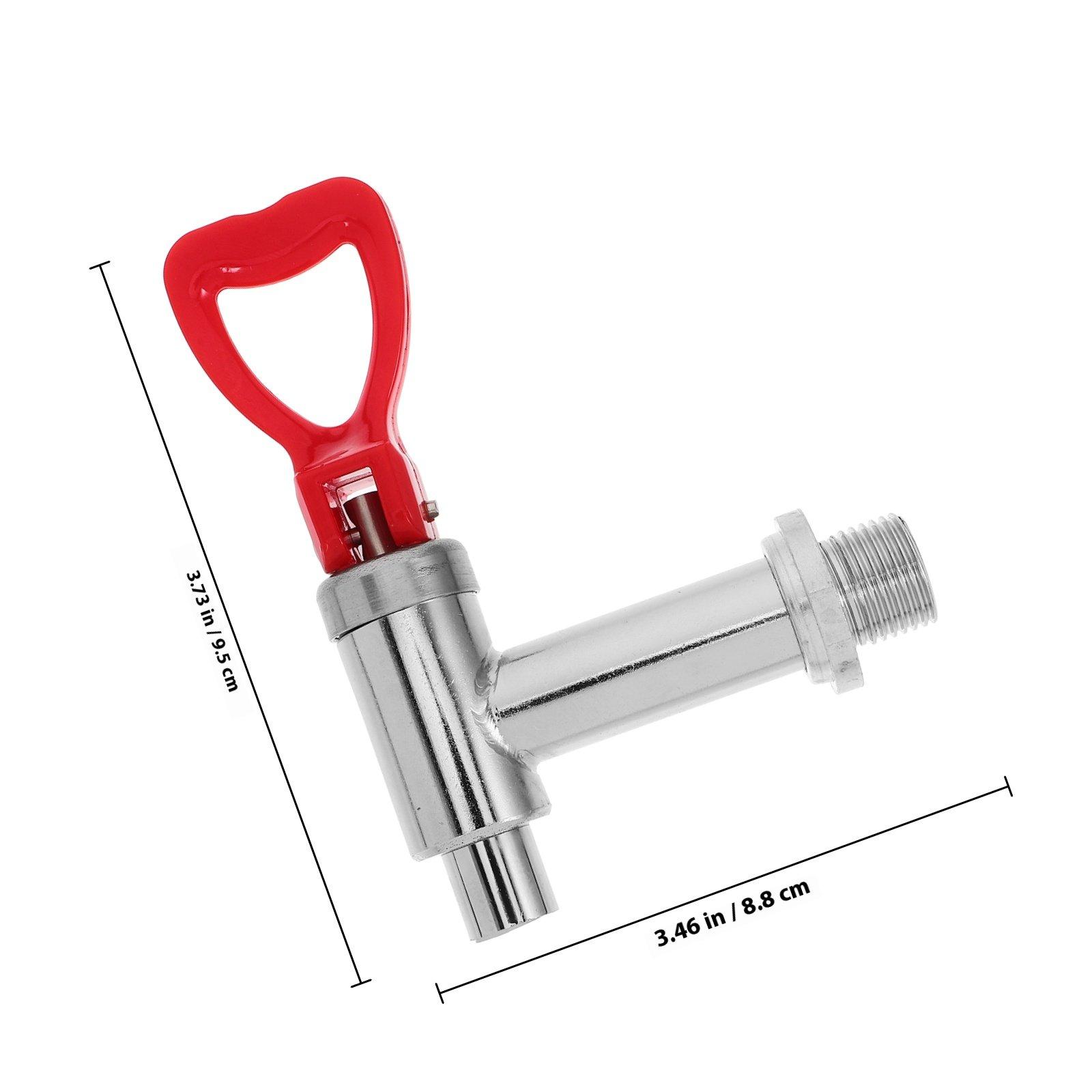 

Commercial Water Dispenser Spigot Stainless Steel ABS Replacement Cooler Faucet Juice Beverage Tap Smooth Flow Leakproof Valve красный