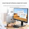 UGREEN Adjustable Vertical Laptop Stand with Cooling Base