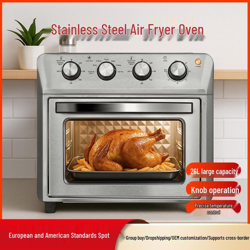 25L Stainless Steel Air Fryer Oven, CE CB Certified