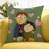 C-Charlie And L-Lola World Various Sizes Square Pillow Case For Car Home Bedchamber Decor