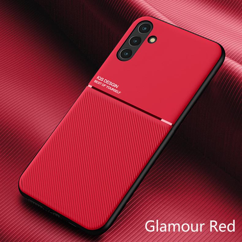 Per Samsung Galaxy A04s SM-A047F Custodia in Pelle Magnetica Supporto per Auto Custodia per Telefono Per Samsung A04S A 04S Cover Posteriore in Silicone Morbido