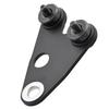 Motorcycle Meter 33mm Mounting Width VELONA Steel Left 40340 Bracket, (for 48), M10/M8 Mounting, Anti-Vibration Rubber, Construction,
