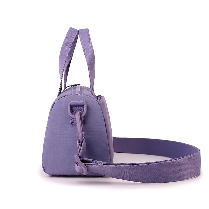 Nylon Pillow Shape Shoulder Bag With Top Handle Multi Zipper Pockets Lightweight Travel Tote For Women Daily Commute