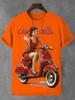 Sommer Neue Mode Trend T-Shirt Ciao Bella Buchstaben Druck Einfach Lässig Kurzarm T-Shirts Streetwear Unisex T-Shirts Y2k Oberteile