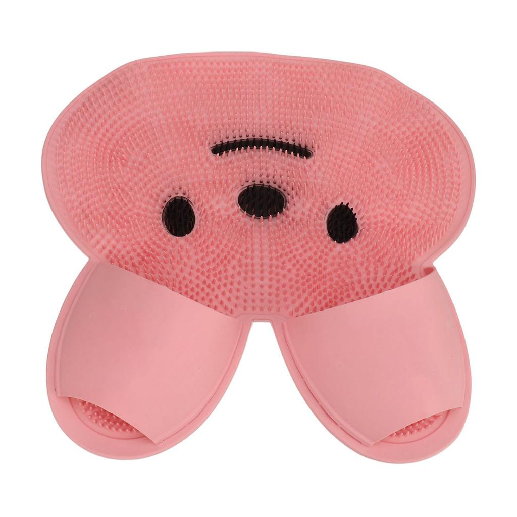 Fußschrubbermatte Silikon Rutschfest Lindert Müdigkeit Entfernt Tote Haut Fußreiniger Massagepad für