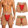 Summer Men Abstract Fake Buttocks Theme 3D Breathability Daily Fun Shorts Fashionable Comfortable Loose Creativity Personality Versatile Shorts