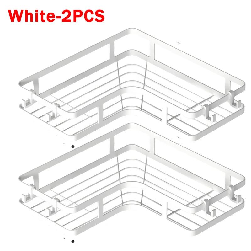 Półka łazienkowa bez gwoździ Półka narożna prysznicowa Aluminiowa półka na szampon Przechowywanie artykułów prysznicowych Akcesoria łazienkowe Półki łazienkowe