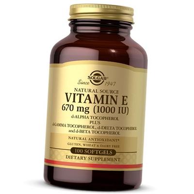 Vitamin E, Tocopherol Blend, Vitamin E 1000, 100gelcaps (36313221)