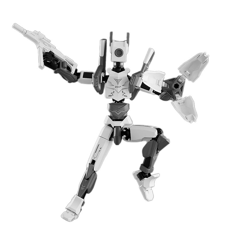 Mech T13 Action Figure Titan 13 Action Figure Dummy Lucky 13 Action Figure 3D Printed Multi-Jointed Movable Nova Action Figure