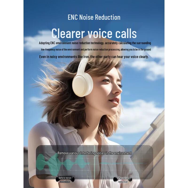 Lenovo TH30 Wireless On-Ear Headphones