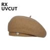 Autumn and Winter Hat Wool Beret Women's Winter Face Small Versatile Painter Hat High-end Hat
