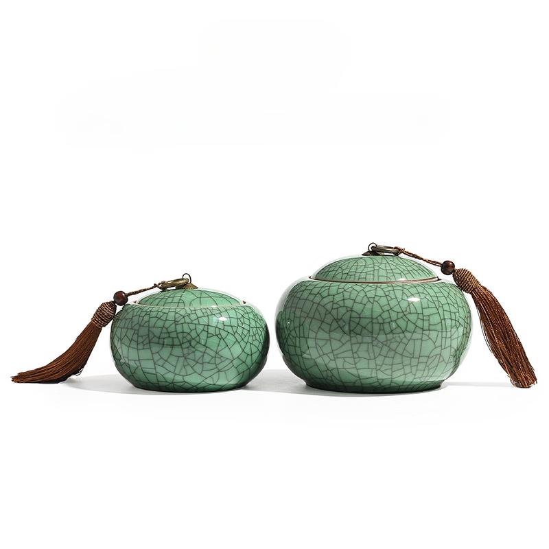 Geyao Ceramic Sealed Tea Caddy