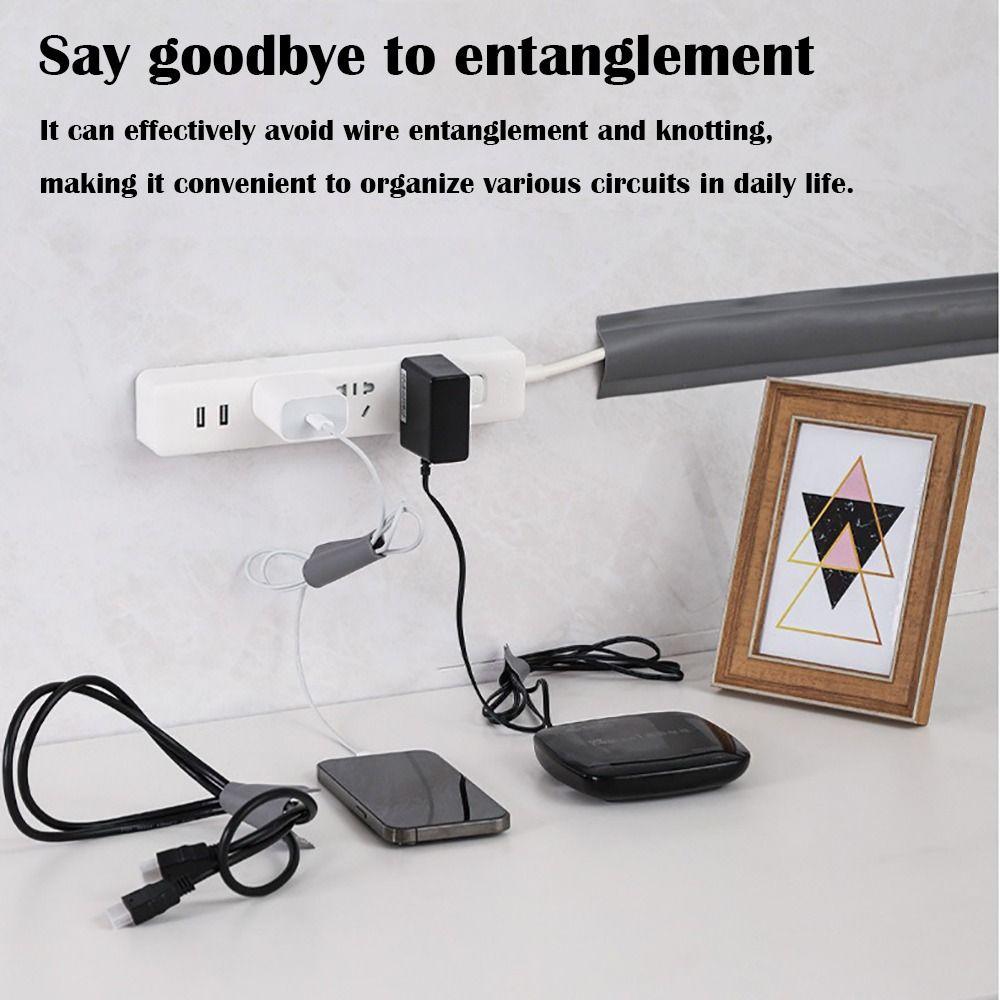 DIY Decoration TV Cord Hider Self-Adhesive Cable Management 2024 Cable Concealer  Home Office