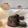 2025 Retro Women's Platform Toe-Loop Sandals – Trendy Summer Flip-Flops