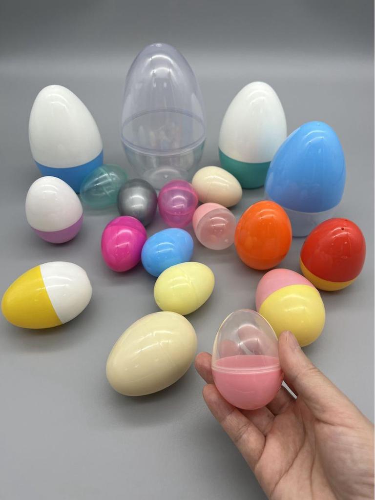 Resurrection Eggshell: Happy Easter Egg Toy for Kids - DIY Empty Shell for High-Temperature Simulation and Gashapon Decoration.
